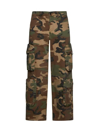 Amiri Utility Mid-rise Cargo Pants In Brown