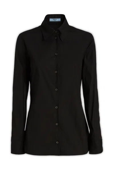 Prada Long-sleeved Button-up Shirt In Default Title