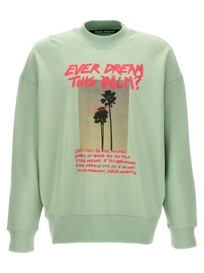 Palm Angels Palm Dream Sweatshirt In Green