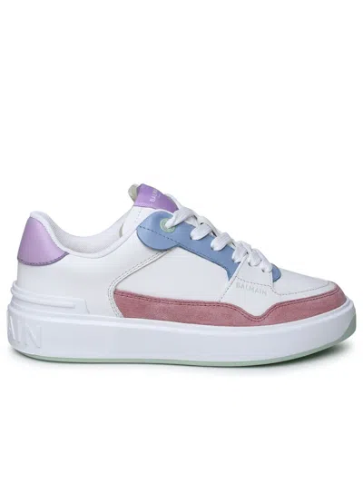Balmain B-court Flip Low-top Sneakers In Multicolor