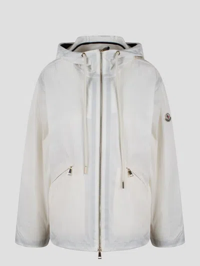 Moncler Cassiopea Hooded Jacket In White