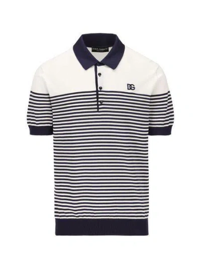 Dolce & Gabbana T-shirts And Polos In Whiteblue