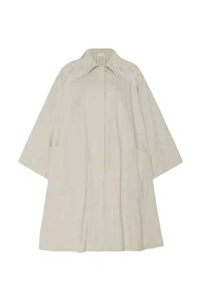 The Row Leinster Wide-sleeve Coat In Ivory