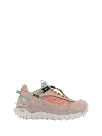 Moncler Trailgrip Trainers In Nude & Neutrals