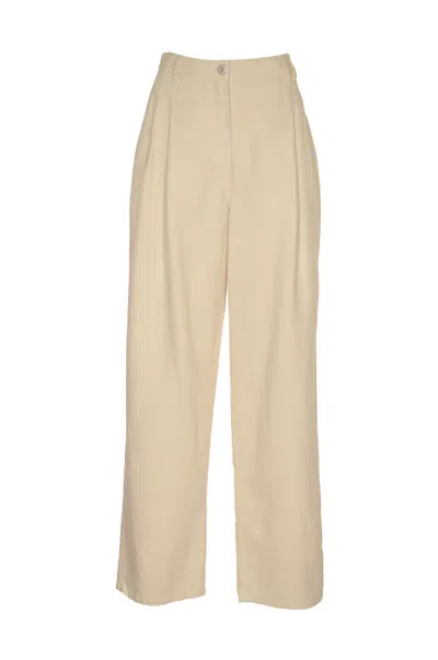 Brunello Cucinelli Relaxed Trousers In White