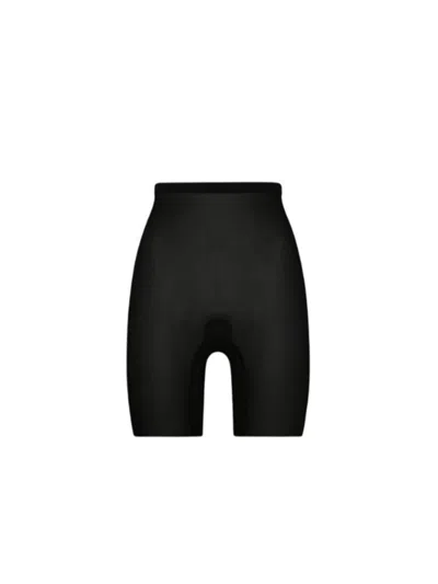 Wolford Cotton-blend Control Shorts In Black