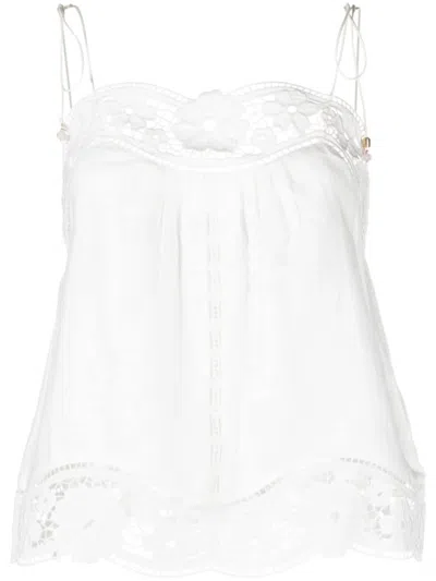 Zimmermann T-shirts & Tops In Ivory