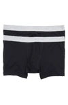 Hanro Two-pack Stretch-cotton Boxer Briefs - Black