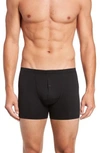 HANRO COTTON SENSATION LONG LEG BOXER BRIEFS,73063