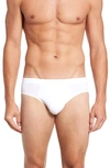 Hanro Stretch-cotton Briefs, Set Of Two In White