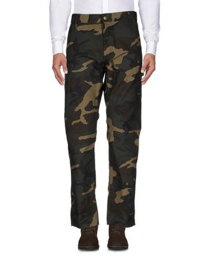 Carhartt Casual Trousers In Military Green