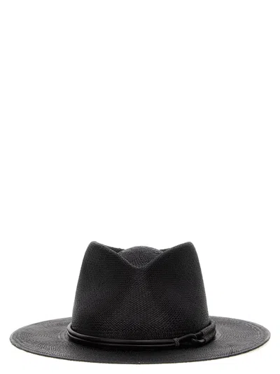 Brunello Cucinelli Panama Hat In Black