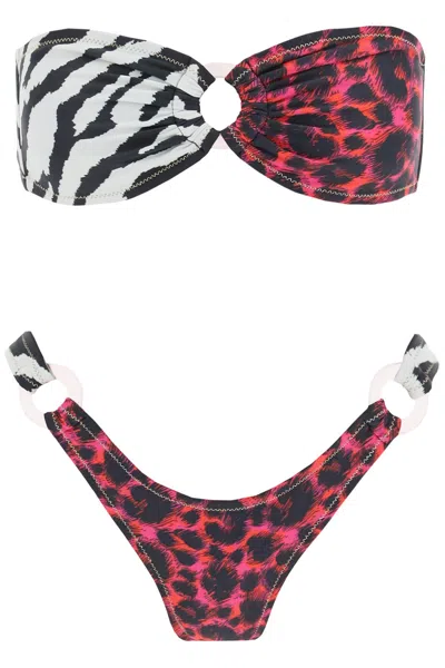 Reina Olga Bandcamp Bikini Set In Multicolor