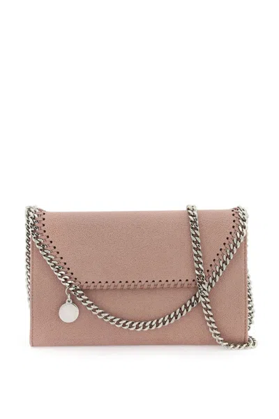 Stella Mccartney Shaggy Deer Mini Crossbody In Pink