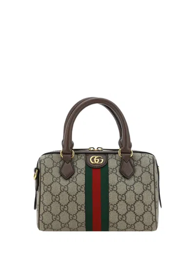 Gucci Ophidia Handbag In Acero