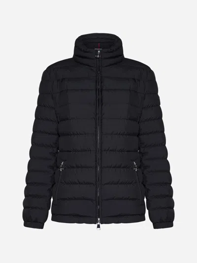 Moncler Abderos Quilted Nylon Down Jacket In Black