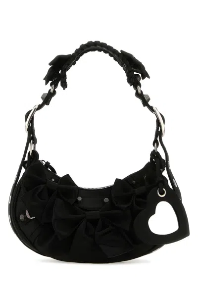 Balenciaga Black Satin Le Cagole Xs Shoulder Bag