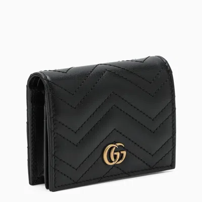 Gucci Gg Matelassé Wallet In Black