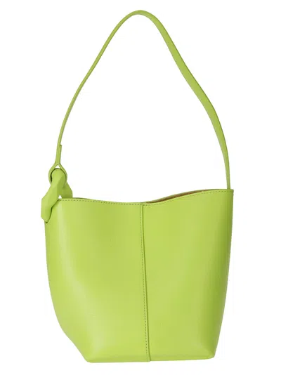 Jw Anderson J.w. Anderson The Jwa Corner Small Bucket In Lime