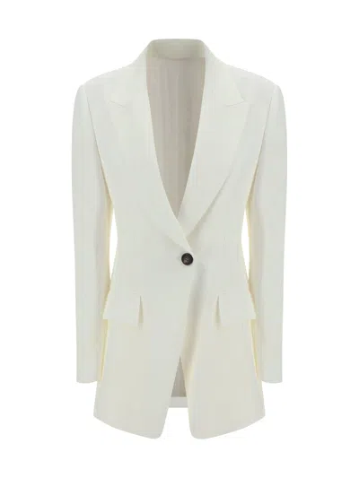 Brunello Cucinelli Blazer Jacket In Naturale