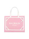 Balmain B-army Large Shopper Tote In Pink