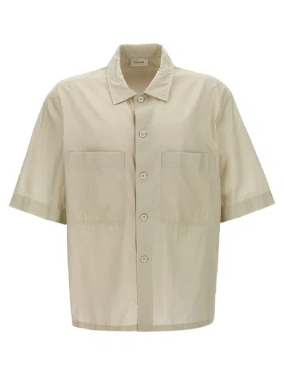 Lemaire Ss Pyjama Shirt In Gray