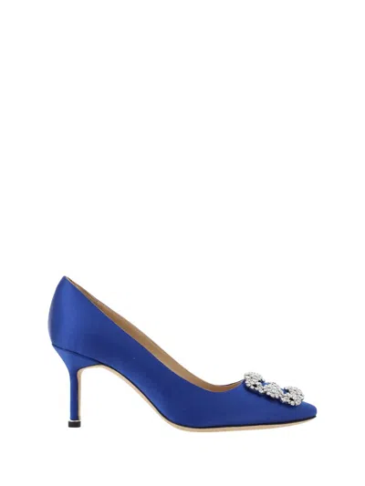 Manolo Blahnik Pumps In Bblu