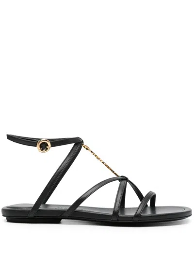 Jacquemus Les Sandales Pralu In Black