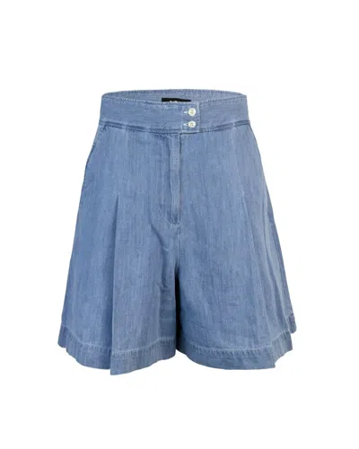 Apc A.p.c. Shorts In Iab Light Blue