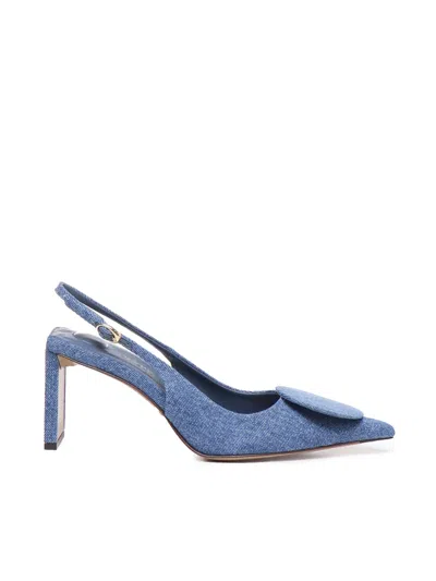 Jacquemus Blue Les Classiques 'les Slingbacks Duelo Hautes' Heels