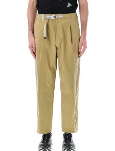 And Wander Tapered Chino Pants In Beige