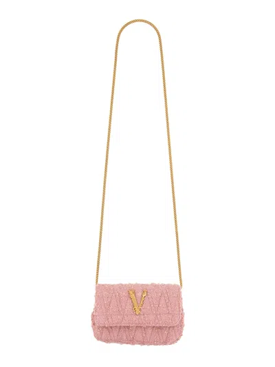 Versace Bag "virtus" In Rosa