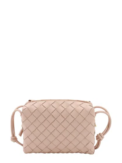 Bottega Veneta Mini "loop" Crossbody Bag In Pink