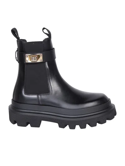 Dolce & Gabbana Chelsea Boot In Black