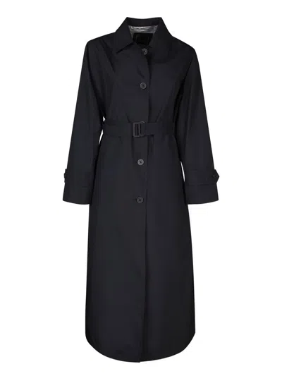 Herno Trench Coats In Black
