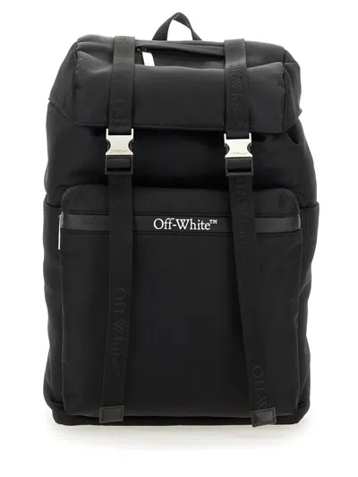 Off-white Off White Outdoor Backpack In Black