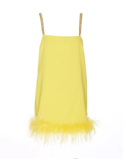 Pinko 'trebbiano' Dress In Yellow