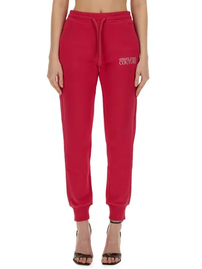 Versace Jeans Couture Jogging Pants In Fuchsia
