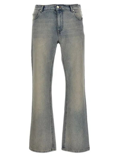 Courrèges 70s Bootcut Jeans In Light Blue