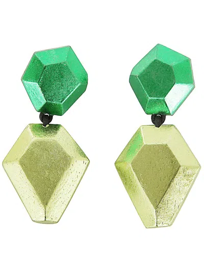 Monies Nebu Earring Accessories In Green
