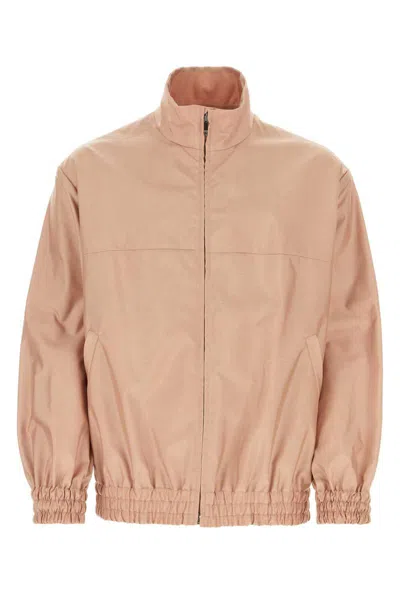 Valentino Nylon Jacket In Cream