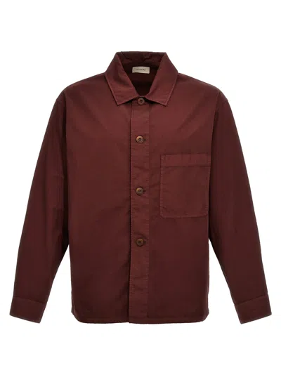 Lemaire Ls Pyjama Shirt In Brown