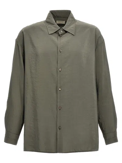 Lemaire Twisted Shirt In Grey