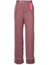 THE GIGI CONTRAST APPLIQUE FLARED trousers,TERESAGD90012316534