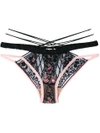 FOR LOVE & LEMONS STRAPPY EMBROIDERED BRIEFS,SKPA1157E12319175