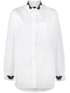 SIMONE ROCHA SHIRT WITH BEADED COLLAR AND CUFFS,3529B010912304302