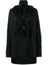 FAITH CONNEXION ruffled trim shirt,W1813T0002812304330