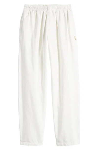 Museum Of Peace And Quiet Leisure Cotton Twill Pants In Bone