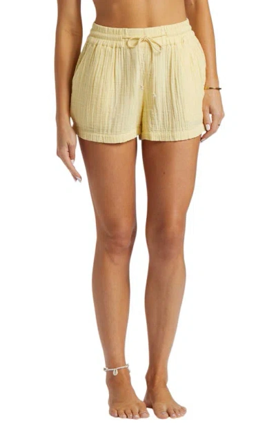 Billabong Cotton Gauze Cover-up Shorts In Cali Rays