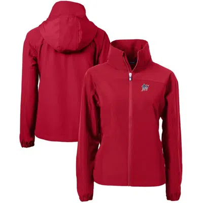 Cutter & Buck Red Miami Marlins Charter Eco Recycled Full-zip Jacket